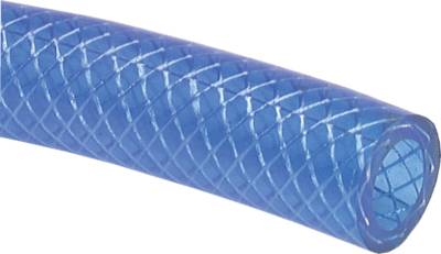 Gewebeschlauch 6 x 3 mm (1/4); PVC blau - AWS Vertriebs- und